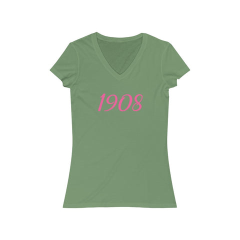 AKA 1908 - Women's Jersey Short Sleeve V-Neck Tee