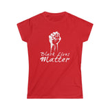 POWER BLACK LIVES MATTER© - Women's Softstyle Tee