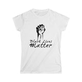 POWER BLACK LIVES MATTER© - Women's Softstyle Tee