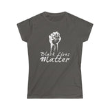 POWER BLACK LIVES MATTER© - Women's Softstyle Tee