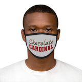 Chocolate Cardinal - Mixed-Fabric Face Mask