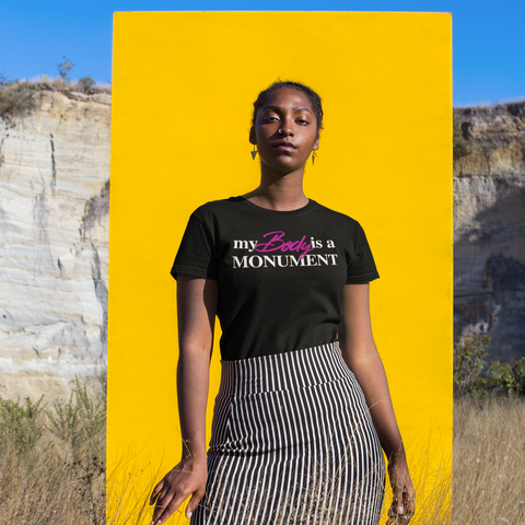 MY BODY IS A MONUMENT - Women's Softstyle Tee