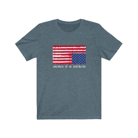 AMERICA IN DISTRESS Short Sleeve T-shirt