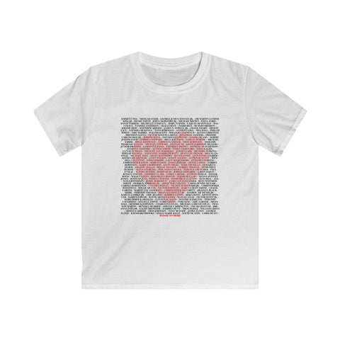 SAY THEIR NAMES IN LOVE© - Kids Softstyle Tee